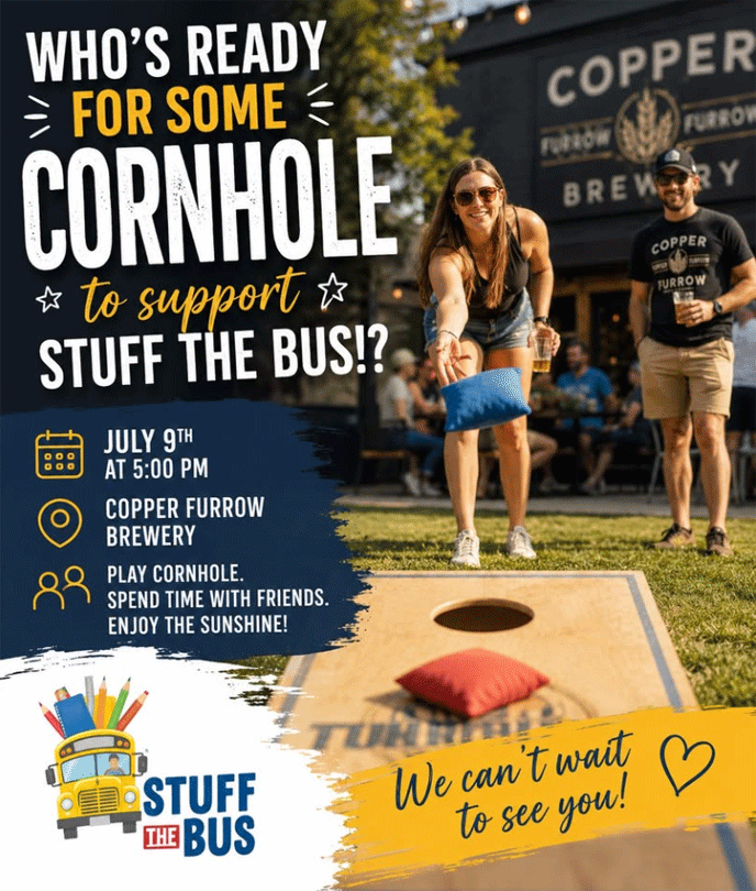 Copper Furrow Cornhole Flyer